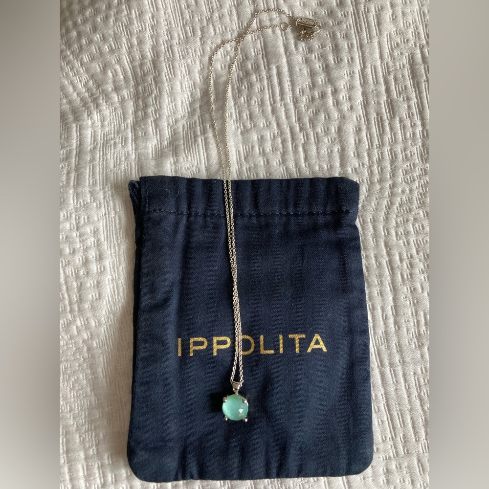 Ippolita Wonderland Collection Silver Quartz Turquoise Pendent Necklace